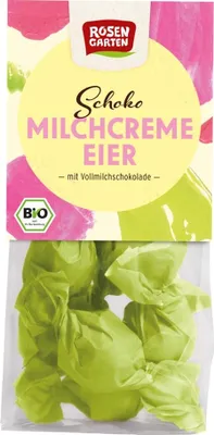 Obrázok produktu pre Čokoládové vajcia s mliečnym krémom - plnotučné mlieko 85g