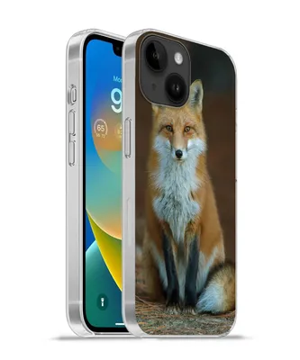 Produktbild von MuchoWow® Handyhülle Schutzhülle Hülle für Apple iPhone 14 - Softcase Fuchs - Makro - Rot Silikon Softcase Handy Hülle - Mobiltelefonhülle