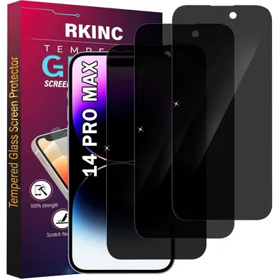 Productafbeelding van Beschermfolie van gehard glas voor iPhone 14 Pro Max (6,7 inch), 3 stuks, privacyfilter, krasbestendig, splintervrij