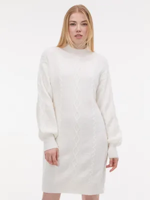 Produktbild von Orsay cremefarbenes Damen-Strickkleid XXL
