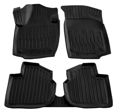Produktbild von AD Tuning 3D Gummifußmatten Set für Seat Toledo 4 (2012-2019), Schalenform