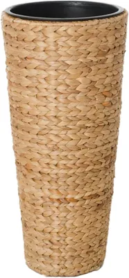 Immagine prodotto di Vaso da fiori CLASSIC ROUND in giacinto d'acqua naturale 28x60 cm