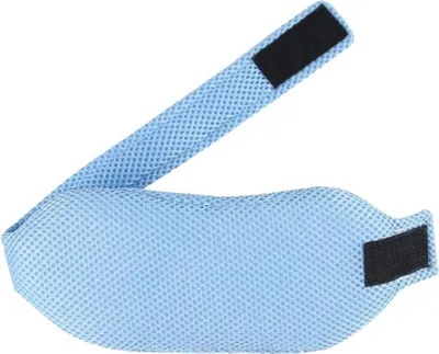 Produktbild von INF Anti-Schnarch Kinnriemen aus Mesh, atmungsaktiv, elastisch, 51cmx9cmx0.5cm, für Nachtgebrauch Blau