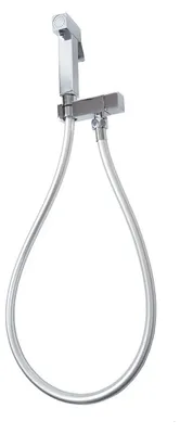 Produktbild von WC-Handbrause-Set eckiges Design Edelstahl