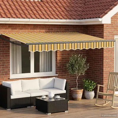 Immagine prodotto di Tenda da sole elettrica estensibile vidaXL 3,5 x 2,5 m