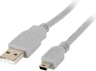 Image de Câble USB 2.0 A zu Mini USB-B Lanberg CA-USBK-10CC-0018-S (1.8 m)