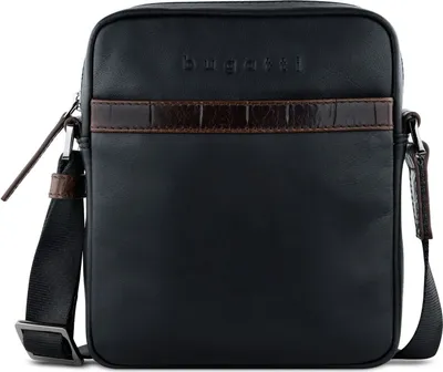Produktbild von bugatti Schultertasche Umhängetasche Corso DeLuxe Shoulderbag Black schwarz
