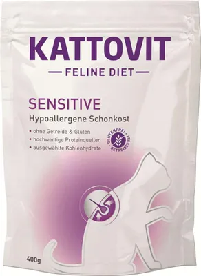 Zdjęcie produktu dla Kattovit 77126, Dorosły, Każda rasa, Kurczak, 400 g, Nie zawiera ziarna, Bezglutenowe