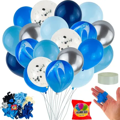 Immagine prodotto di Set di palloncini gonfiabili per feste - blu