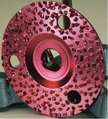 Produktbild von Klauenfrässcheiben gedreht 115 mm Körnung grob