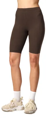 Produktbild von Merry Style Damen Kurze Leggings aus Viskose MS10-145(Braun, M)