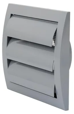 Produktbild von Lamellengitter 150x150 mm - 100 mm (grau)