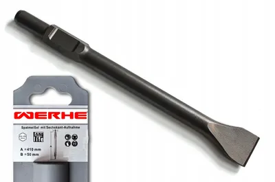 Zdjęcie produktu dla Dłuto do betonu Płaskie - 50x410 mm Hex 30mm