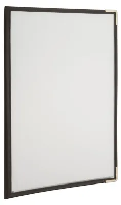 Productafbeelding van Securit Menukaart A4 Crystal |Menumap |Bruin