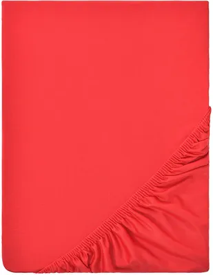 Produktbild von Mikrofaser Spannbettlaken Spannbetttuch in vielen Größen und Farben, 140x200cm Rot