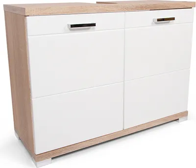 Obrázok produktu pre Spodná skrinka pod umývadlo Lula Karina White - drevo 80 cm