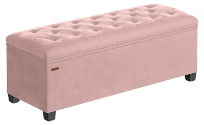 Produktbild von Aufbewahrungsbank – Samt – MDF – platzsparend – 40 x 110 x 40 cm