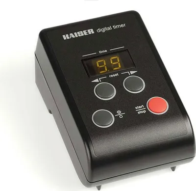 Produktbild von Kaiser Fototechnik Elektronische Belichtungsschaltuhr „digital timer“, 100 x 75 x 152 mm, Schwarz