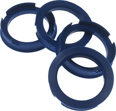 Produktbild von 4x Zentrierringe 72,6 x 56,1 mm Blau Felgen Ringe  Germany