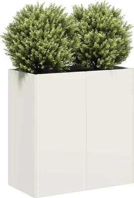 Obrázok produktu pre Maison Exclusive - Kvetináč biely 80x40x80 cm Valcovaná za studena oceľ