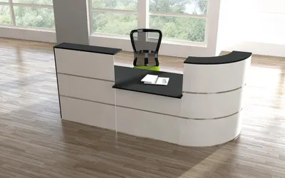 Zdjęcie produktu dla Design Recepcja Recepcja Cento 2,8 m Biały Antracyt