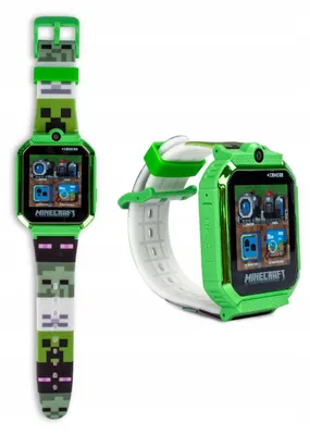 Obrázek produktu pro Dětské elektronické hodinky Minecraft s LCD displejem + hry + fotoaparát / MIN4099
