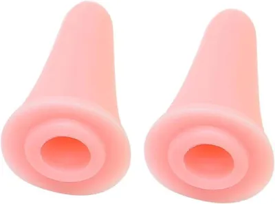 Productafbeelding van Naaldpunt Stoppers - Naalddoppen Breinaalden - Breien Beschermen - Zachte Siliconen - 20 Stuks - Roze