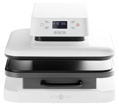 Produktbild von Transferpresse - Automatische Heat Press Maschine - 38x38 cm Platte - 1500 W - Automatischer Druck - Sublimation & HTV Für T-Shirts - EU-Stecker - Weiß