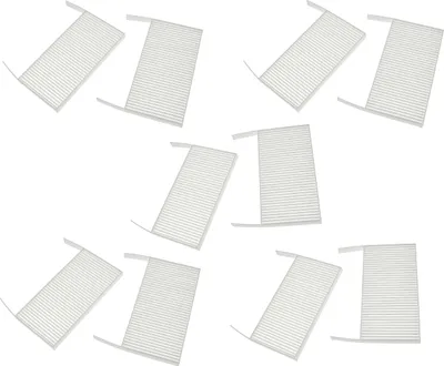 Produktbild von vhbw Filterset kompatibel mit Zehnder ComfoAir 70 Lüftungsgerät - Luftfilter G4 / F7 (10 Stück), 19 x 10 x 3 cm, Weiß