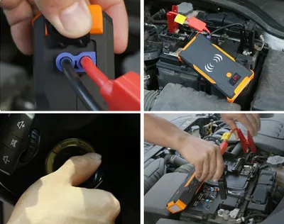 Zdjęcie produktu dla Kable rozruchowe z wtykiem EC5, zaciski, 12V, do samochodów