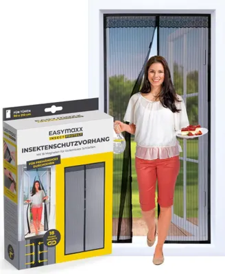 Image de Maxxworld Moustiquaire avec fermeture magnétique Moustiquaire 90 x 210 cm