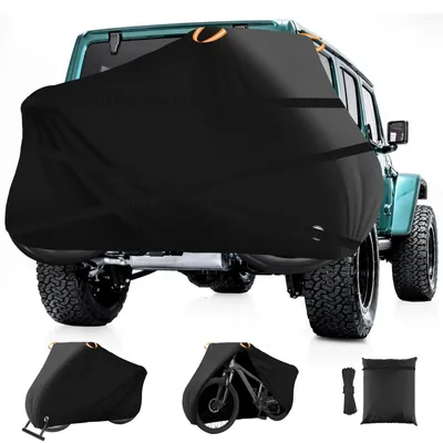 Image de Omgoods - Housse de protection robuste pour vélos, adaptée à 1 à 3 vélos, fabriquée avec des matériaux imperméables