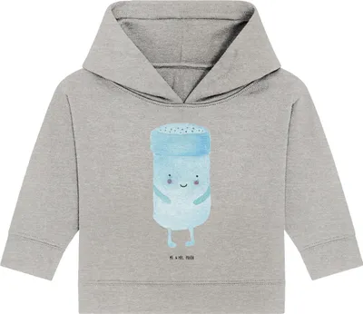 Produktbild von Mr. & Mrs. Panda Organic Baby Hoodie Beste Freunde Salz 24. - 36. Monat - Heather Grey - Geschenk, Kapuzensweatshirt, Fehlende Keywords, Kapuzenshirt, Lustige Sprüche