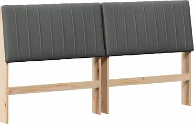Obrázok produktu pre Čalúnené čelo postele Tmavo šedá 200 cm