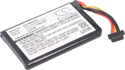 Immagine prodotto di TECHTEK Batteria compatibile con [TomTom] 4CF5.002.00, Go 540, Go 540 Live sostituisce AHL03711001, per VF1