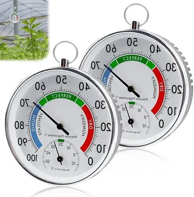 Produktbild von Innenthermometer und Luftfeuchtigkeitsmesser - Wandmontiert - 2-in-1 Temperatur- und Luftqualitätsüberwachungssystem