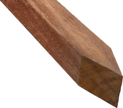 Produktbild von Holzpfahl Hartholz 6 x 6 x 150 cm gespitzt - Pro Stück