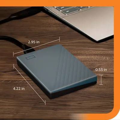 Produktbild von WD My Passport USB-C 2TB Grau Externe Festplatte, USB 3.2 Gen 1x1