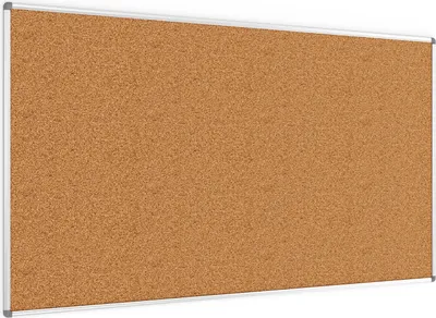 Immagine prodotto di Bacheca in sughero (cornice in alluminio) 180x100 cm