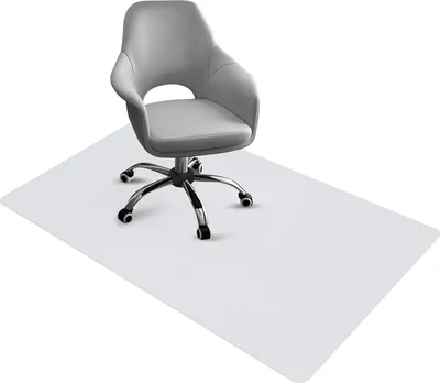 Produktbild von Bodenschutzmatte Bürostuhl Unterlage PVC Schreibtischunterlage Transparent Büro Computer Schützen rutschfest Haltbar 90 cm x 120 cm Perfekt für Hartboden Büro Zuhause Hartboden-Teppichschutz