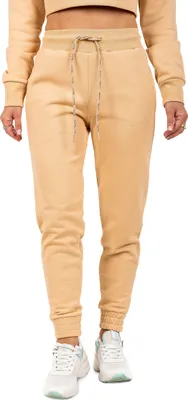 Produktbild von Reichstadt Damen Slim Fit Jogginghose Marken-Stick 23RSW039 Beige M