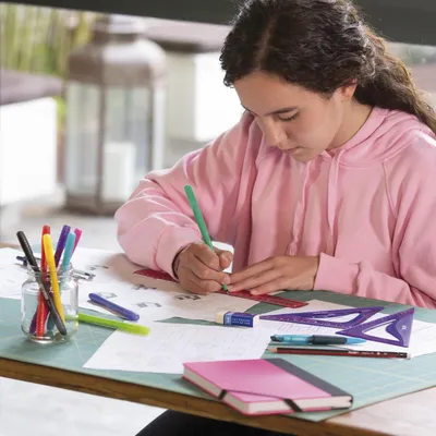 Imagen del producto de Regla amarilla de 30 cm para la escuela y la oficina