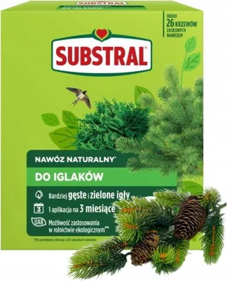 Zdjęcie produktu dla Nawóz naturalny do iglaków 1,2kg Zdrowe i soczysto zielone rośliny