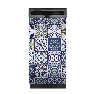 Produktbild von Magnete Dekorative 45x80 cm Küche Magnetmatte Spülmaschine - Portugiesische Mosaiken