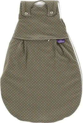 Produktbild von Träumeland Babyschlafsack LIEBMICH 3tlg. Set Pünktchen oliv, Größe 56/62