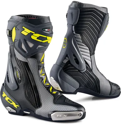 Zdjęcie produktu dla Buty motocyklowe TCX RT-RACE PRO AIR czarny/szary/żółty fluo 38