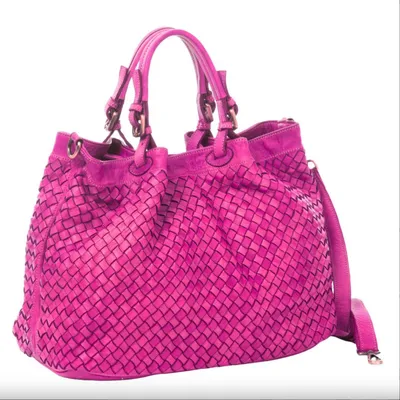 Produktbild von BZNA Handtasche Ronja pink Designer Umhängetasche Shopper