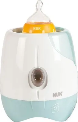 Produktbild von NUK Babyflaschenwärmer Dampf, Blau, 90 Sekunden Heizzeit, für alle Flaschenformate