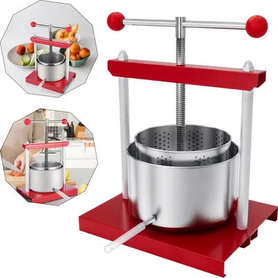 Obrázek produktu pro LZQ Ruční lis na ovoce Lis na víno Lis na šťávu Nerezový lis na ovoce Berry Press Apple Press 3L