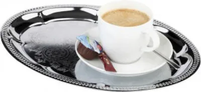 Immagine prodotto di APS Kaffeehaustabletts Edelstahl Serviertablett -KAFFEEHAUS- 30114